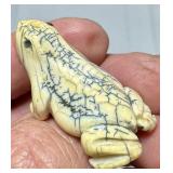 (3) CARVED FROGS / TOADS - NETSUKE ???