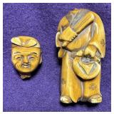 VINTAGE CARVED NETSUKE