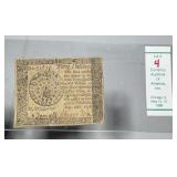 CONTINENTAL CURRENCY SEPT. 26, 1778 - $40 BILL