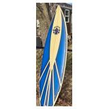 HOLLISTER SURFBOARD signed BILL WISE - SURFING HOF