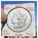 1898 MORGAN SILVER DOLLAR - " PROOF LIKE "