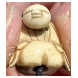 MINIATURE SWIVEL HEAD TOGGLE NETSUKE