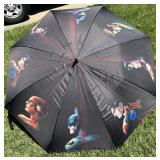 VINTAGE SUPERHERO CHARACTER UMBRELLA