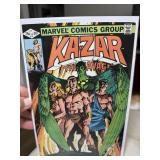 (25) MARVEL COMIC BOOKS - KAZAR the SAVAGE