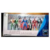 JUSTICE LEAGUE - 7 ACTION FIGURE SET MIB