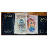 2 RADKO SUPERHERO ORNAMENTS MIB BATGIRL Mr FREEZE