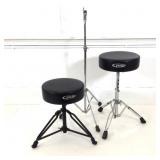 2 Drum Stools, 1 Stand