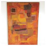 Modern Oil Painting on Canvas by R. Leepard #2 Modern Oil Painting on Canvas by R. Leepard #2