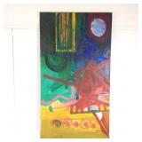 Modern Oil Painting on Canvas by R. Leepard #4 Modern Oil Painting on Canvas by R. Leepard #4
