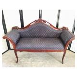 French Settee with Carved Back