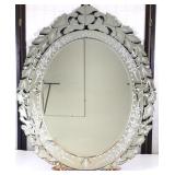 Venetian Etched Wall Mirror