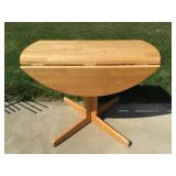 Drop Side Small Round Kitchen Table