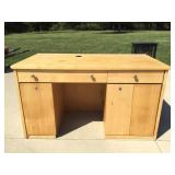 Hardrock Maple Computer Desk