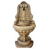 Cast Concrete Wall Fountain