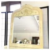 Enamel Painted Chippendale Style Mirror