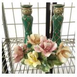 Capodimonte Flowers, Candleholders