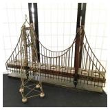Suspension Bridge Candleholder, Topiary