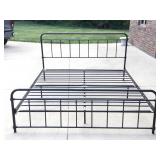 King Size Black Metal Bed Frame