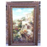 Oversized Painting, Tuscan Scene