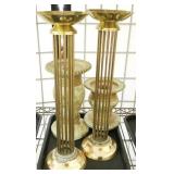 (2) Pair of Decorative Candle Holders
