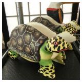 Painted Wood, Turtle Napkin Holders, Toucan