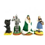 (4) Wizard of Oz Bobbleheads