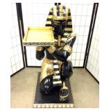 Nubian Pharoh Kneeling Servant Side Table
