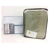 Green Poly Blanket and Garment Bag