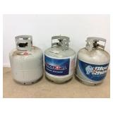 (3) Propane Tanks