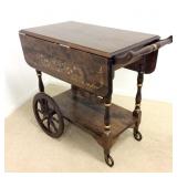 Drop Leaf Tea Cart