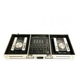 (2) Pioneer CDJ DJ Players, Pioneer Mixer