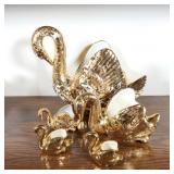 5 pcs Weeping Gold Swans