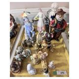 Angels, Miner, Goat Herder Figurines