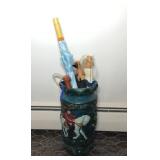 Umbrella Stand with Umbrellas