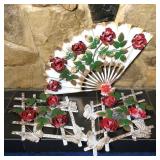 3 pc Wall Dï¿½cor, Metal with Flowers
