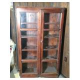 Mixed Wood Bookcase Cabinet