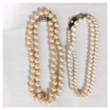 (2) (Cultured) Pearl Necklaces