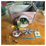 Wood Handled Dï¿½cor Box