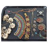 Tray Lot of Assorted Costume Jewelry #2