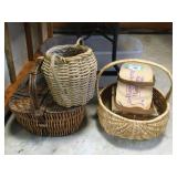 (4) Dï¿½cor Baskets