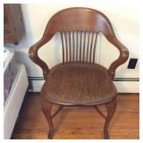 Oak Office / Courthouse Chair