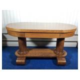 Antique Oak Library Table