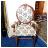 Upholstered Provincial Arm Chair