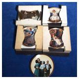 5 Knowles Collector Plates