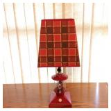 Woolrich Red Lantern Table Lamp