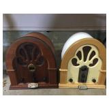 (2) Reproduction Edison Radio