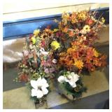 Lot of Autumn Colored Florals