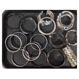 Tray Lot of Assorted Costume Bracelets #2