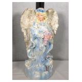 Painted 20" Concrete Angel