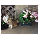 Lot of Dï¿½cor on Front Porch